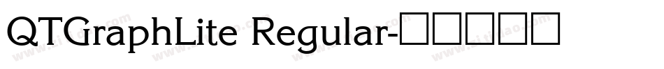 QTGraphLite Regular字体转换